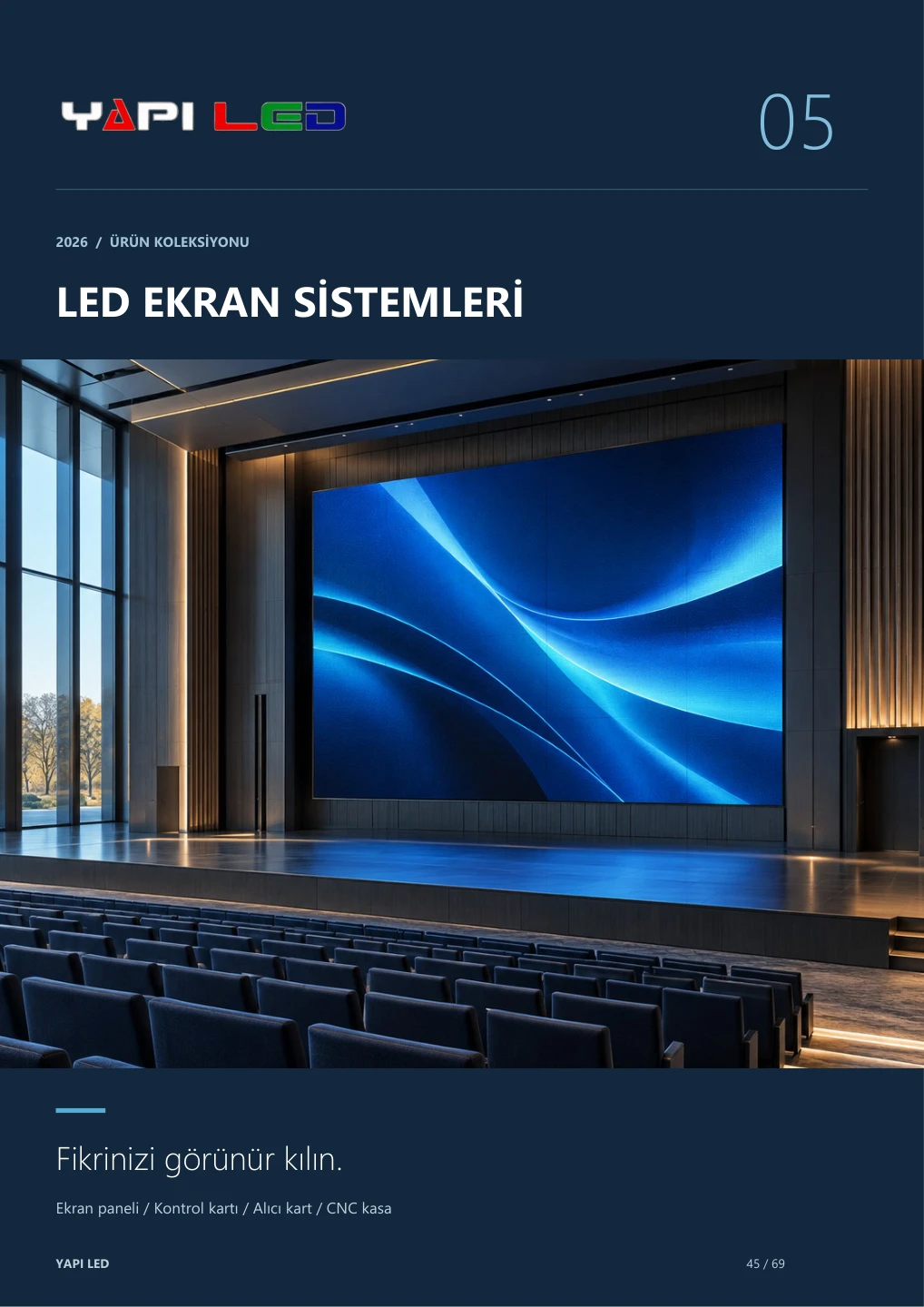 LED ekran sistemleri bölüm kapağı